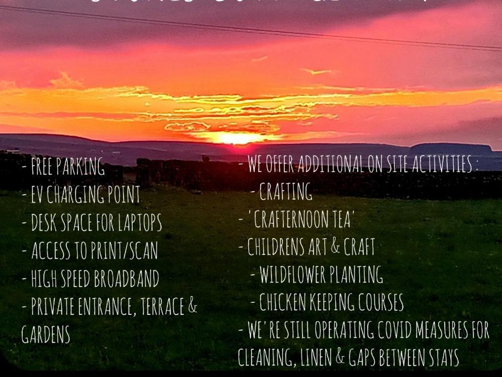 Stones Cottage Farm, Nr Haworth, Family Friendly, Work Friendly, Gaming Barn, Crafting, Free Wifi, Free Parking, Ev Point Oxenhope Екстер'єр фото